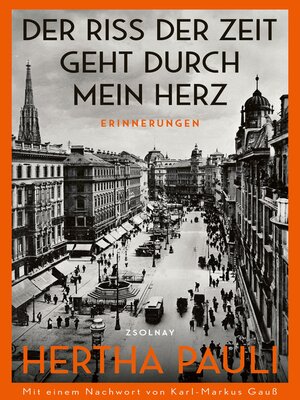 cover image of Der Riss der Zeit geht durch mein Herz